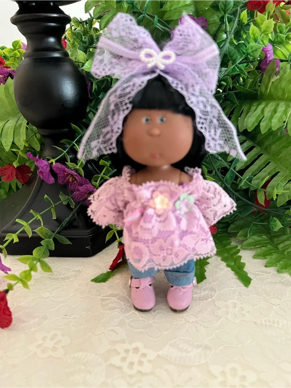 NWT-MIA 5”, 12 cm, 1/12 Scale Potato Doll with Accessories